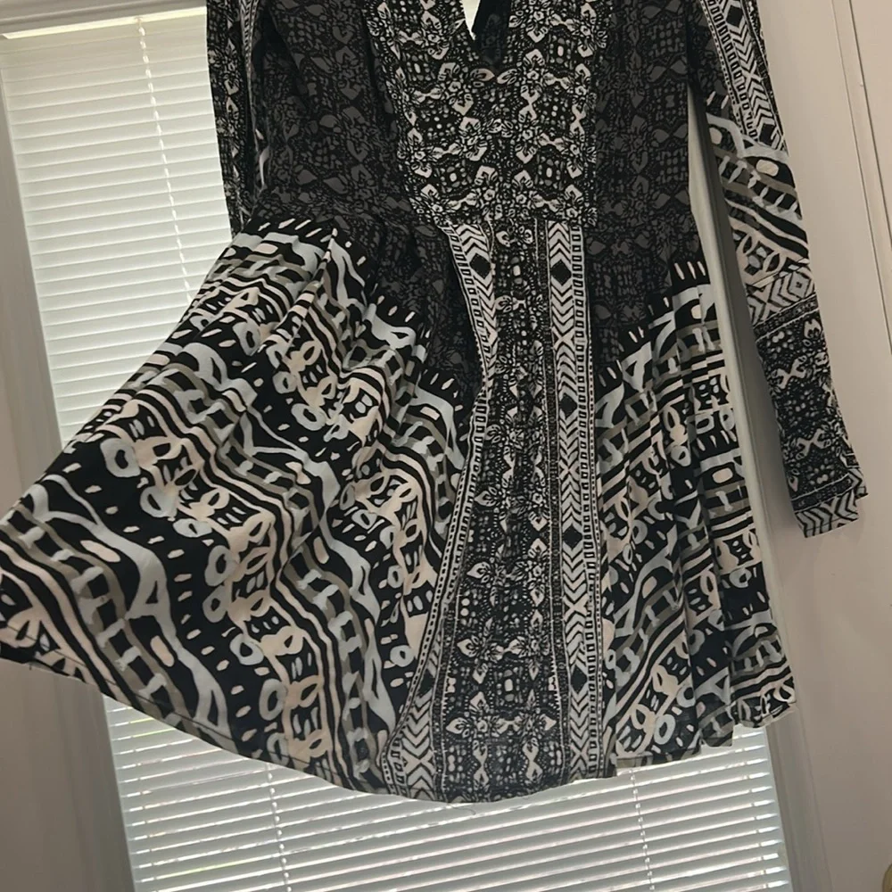 Free People Long sleeve cutout dress size 2